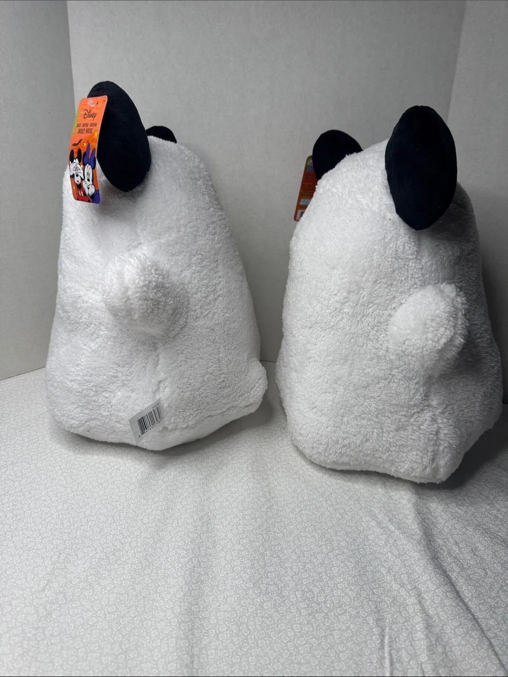 Disney Halloween Mickey Mouse Ghost Plush Pillow 15” NWT